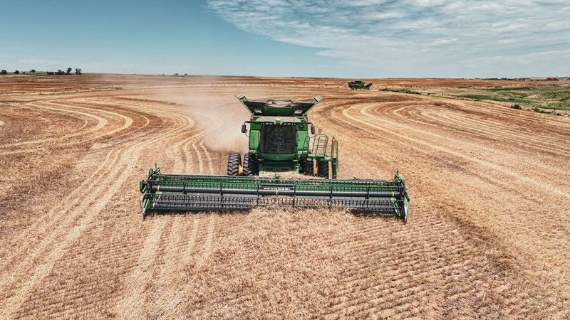 combine at harvest - home